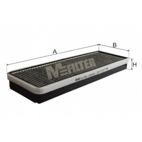 Фильтр салонный угольный MB Actros I, Actros II, Actros III