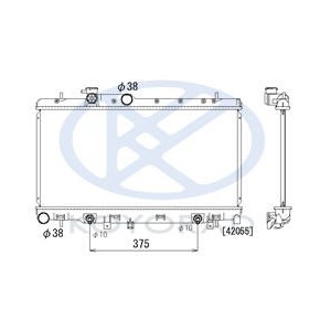 Радиатор охлаждения (автомат) 2 2.5 Subaru Legacy