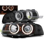 Тюнинг - комплект линзованных фар с ксеноном ангельские глазки с - d1s - с блок упр.ксеноном - philips BMW E38