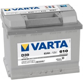 Аккумулятор 12V 63Ah 610A 242x175x190 B13 VARTA