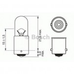 Лампа 24V T4W BA9S