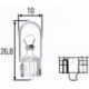 Лампа накаливания 24V 5W без цоколя