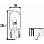Лампа накаливания 24V 5W без цоколя