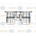 Мотор вентилятора обогрева Volvo FH12/16 NEW с крыльчатками