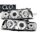 Тюнинг - комплект линзованных фар ангельские глазки BMW E38
