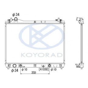 Радиатор охлаждения 2 (автомат) Suzuki Grand Vitara