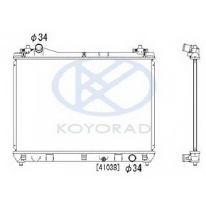 Радиатор охлаждения 1.6 (механика) Suzuki Grand Vitara