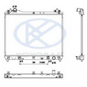 Радиатор охлаждения 1.6 (автомат) Suzuki Grand Vitara