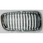 Решетка радиатора правая хром - черная BMW E38