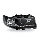 Тюнинг - комплект линзованных фар с led (светодиоды) литой указатель поворота внутри черные Audi 100 C4