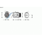 Компрессор кондиционера BMW E38