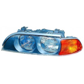 Левая фара под корректор указатель поворота желтый (h7/hb3) BMW E39