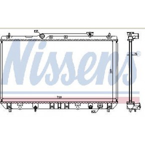 Радиатор охлаждения (механика) 2.2 Toyota Camry V20