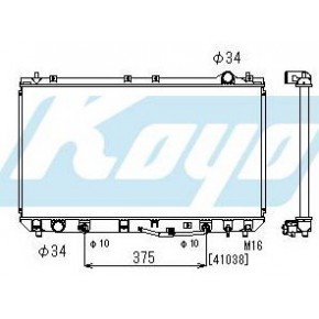 Радиатор охлаждения (автомат) 3 Toyota Camry V20