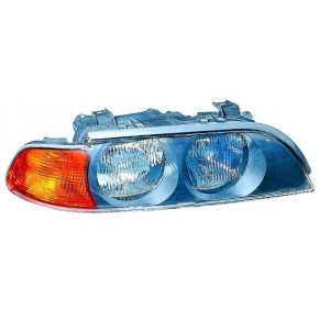 Правая фара под корректор указатель поворота желтый (h7/hb3) BMW E39