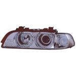 Тюнинг - левая фара ангельские глазки BMW E39