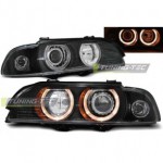 Тюнинг - комплект фар с ксеноном ангельские глазки BMW E39