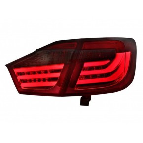 Тюнинг - комплект задних фонарей внешний + внутренний с led (светодиоды) Toyota Camry V50