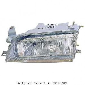 Левая фара без корректора Toyota Corolla AE100 / EE101 седан-4ДВ / хетчбек-3ДВ