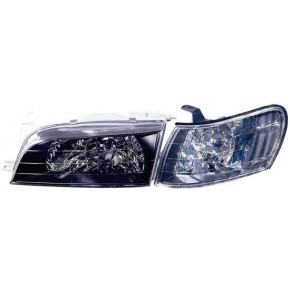 Тюнинг - комплект фар + указатель поворота Toyota Corolla AE100 / EE101 седан-4ДВ / хетчбек-3ДВ