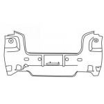 Панель багажника Toyota Corolla AE100 / EE101 седан-4ДВ / хетчбек-3ДВ