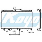 Радиатор охлаждения (автомат) 1.3 1.5 1.6 1.8 (длина 640мм) Toyota Corolla AE100 / EE101 седан-4ДВ / хетчбек-3ДВ