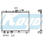 Радиатор охлаждения (механика) 1.3 1.5 1.6 1.8 (1 ряд) (длина 525мм) Toyota Corolla AE100 / EE101 седан-4ДВ / хетчбек-3ДВ