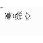 Компрессор кондиционера Toyota Corolla DE120 / ZE120 хетчбек