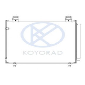 Конденсатор (радиатор) кондиционера Toyota Corolla DE120 / ZE120 хетчбек