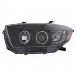 Тюнинг - комплект линзованных фар ангельские глазки с led (диоды) Toyota HighLander - 2 поколение