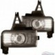 Тюнинг - комплект линзованных противотуманных фар с led (светодиоды) Toyota Land Cruiser 200