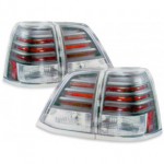 Тюнинг - комплект задних фонарей внешний + внутренний с led (светодиоды) Toyota Land Cruiser 200