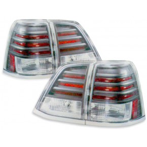 Тюнинг - комплект задних фонарей внешний + внутренний с led (светодиоды) Toyota Land Cruiser 200