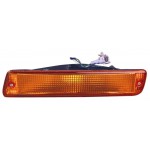 Указатель поворота нижний левый в планка - фартук желтый Toyota Land Cruiser 80