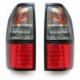 Тюнинг - комплект задних внешних фонарей с led (светодиоды) Toyota Land Cruiser Prado 90