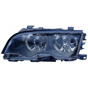 Левая фара с корректор внутри черная BMW E46 купе