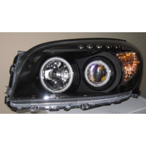 Тюнинг - комплект фар ангельские глазки - led (диоды) Toyota RAV4 - 3 поколение