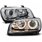 Тюнинг - комплект линзованных фар ангельские глазки Toyota RAV4 - 1 поколение