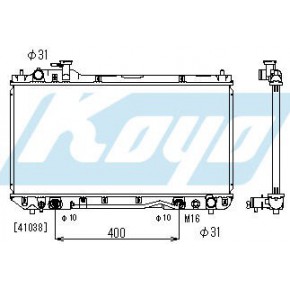 Радиатор охлаждения (автомат) 2 (2 ряд) Toyota RAV4 - 1 поколение