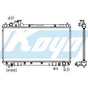 Радиатор охлаждения (механика) 2 Toyota RAV4 - 1 поколение