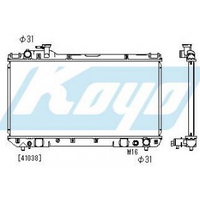 Радиатор охлаждения (механика) 2 Toyota RAV4 - 1 поколение