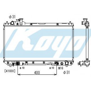 Радиатор охлаждения (автомат) 2 (1 ряд) Toyota RAV4 - 1 поколение