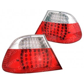 Тюнинг - комплект задних внешних фонарей с led (светодиоды) BMW E46 купе