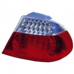 Задний фонарь внешний правый с led (светодиоды) красно - белый BMW E46 купе