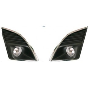 Комплект противотуманных фар (с решетками бампера) Chevrolet Cruze