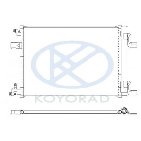 Конденсатор (радиатор) кондиционера Chevrolet Cruze