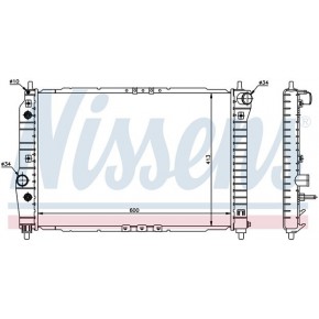 Радиатор охлаждения (автомат) 1.4 Chevrolet Aveo T200