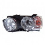 Левая фара с регулирующим мотором хром Chevrolet Aveo T300