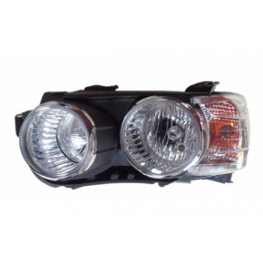 Левая фара с регулирующим мотором хром Chevrolet Aveo T300