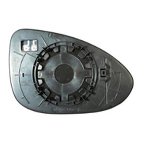 Стекло левого зеркала с подогревом (выпуклое) Chevrolet Aveo T300
